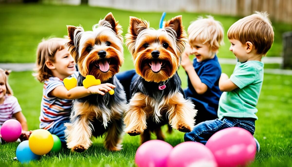 Son Buenos los Yorkshire Terriers con los Niños