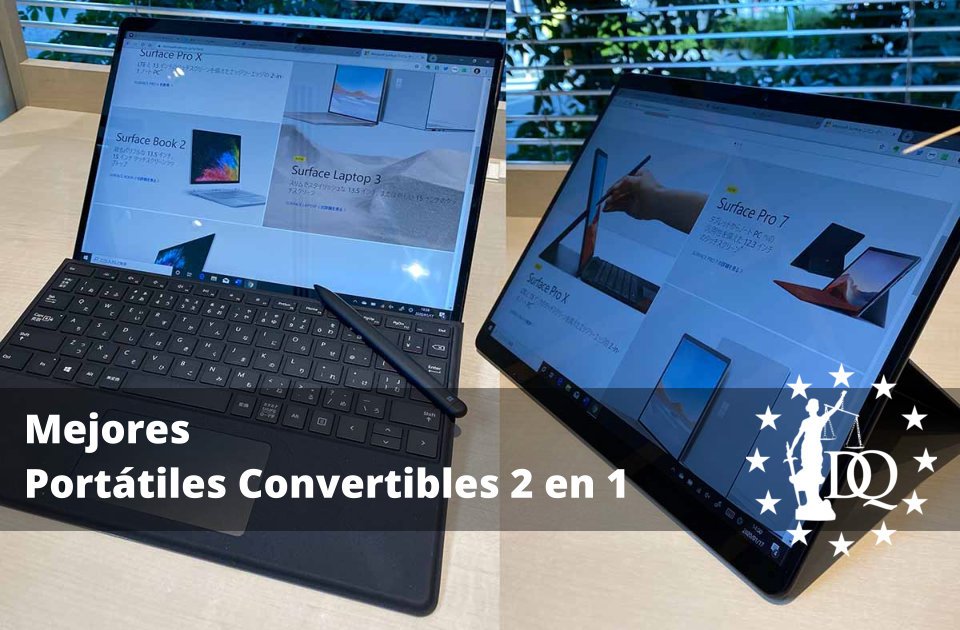 Mejores Portátiles Convertibles 2 en 1 y Opiniones