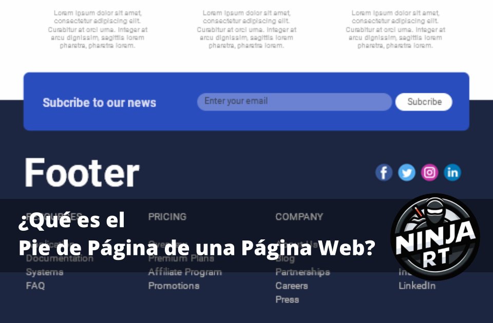 Qué es el Pie de Página de una Página Web