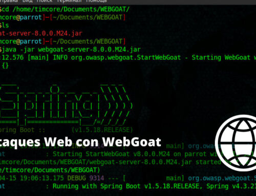 Ataques Web con WebGoat